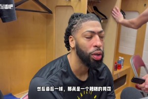 浓眉谈最后回合：真是糟糕的判罚，霍勒迪抓我胳膊了，他是假摔